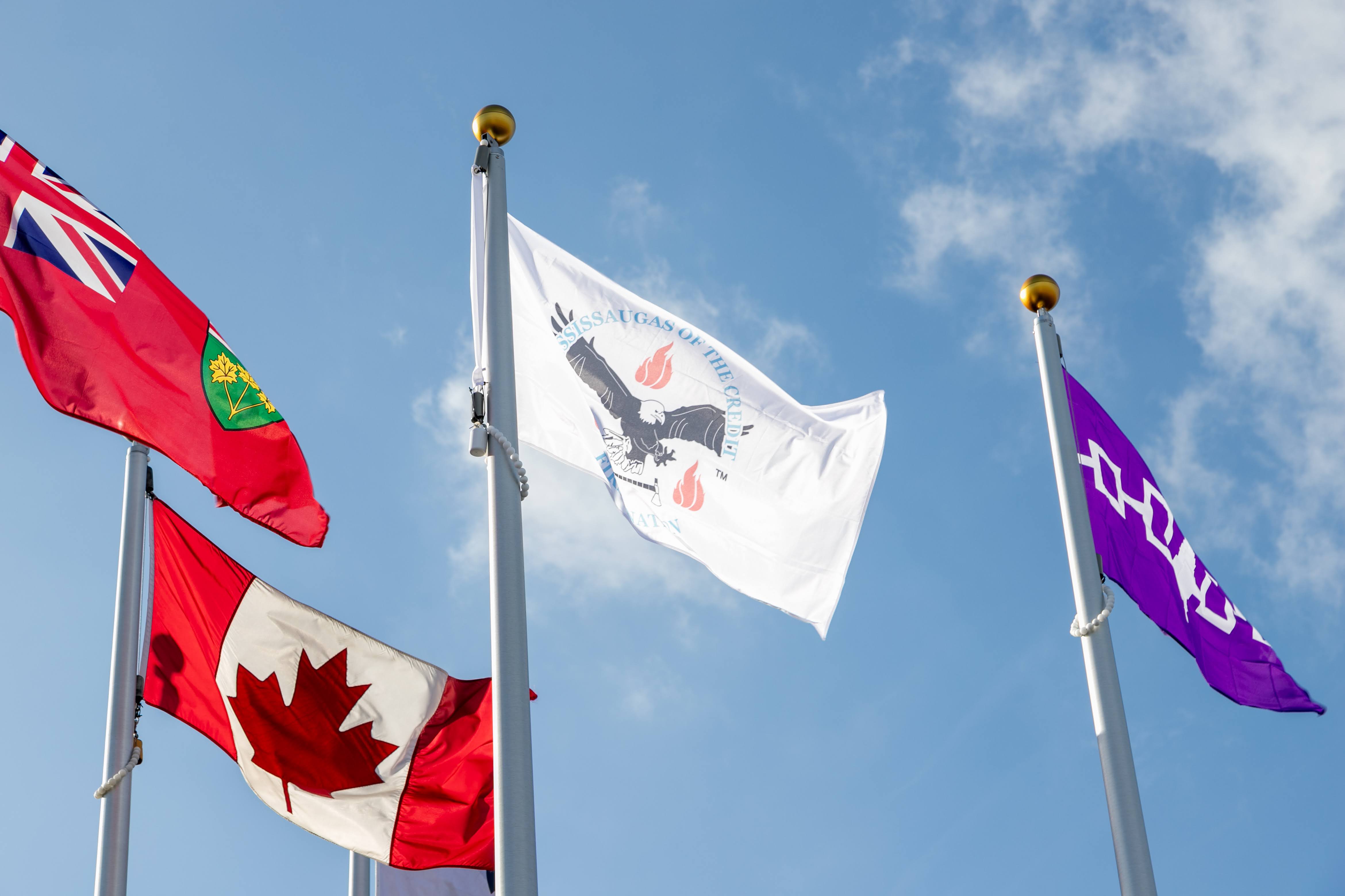 Humber is flying the flags of Indigenous nations who came before us